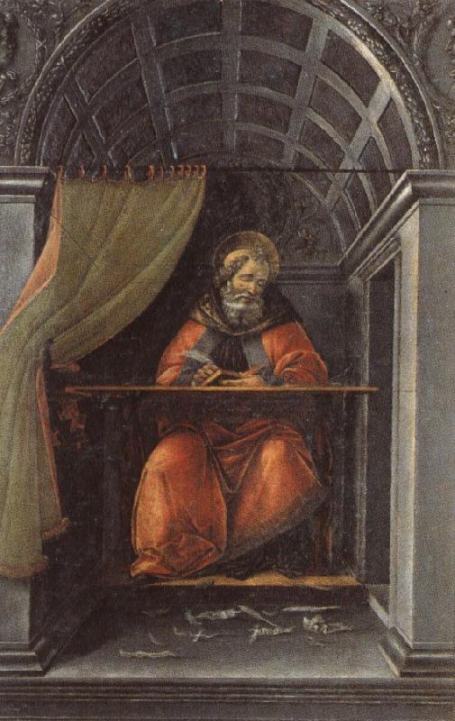 Sandro Botticelli St.Augustine in His Study